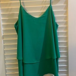 Green tank top